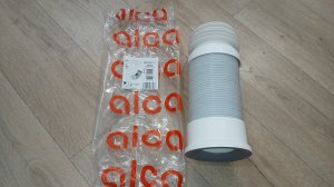 Обзор на гибкую гофрированную подводку для унитаза Alcadrain A97