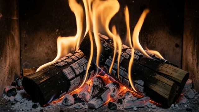 Звуки камина для сна 🔥 Потрескивание огня и уютная атмосфера для отдыха