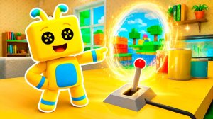 НАЖМИ НА ЭТОТ РЫЧАГ ЧТОБЫ ПОПАСТЬ В РОБЛОКС МИР в СУПЕР МИШКА! Super Bear Adventure