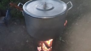 Томатный сок на костре