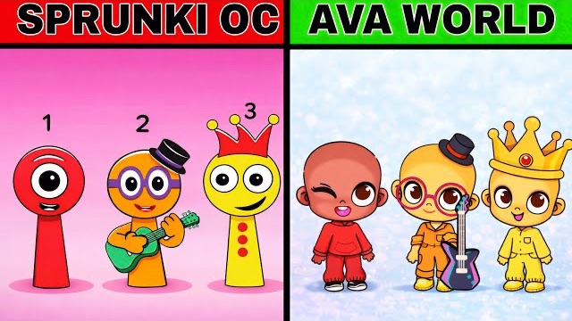 МОЙ СПРУНКИ OC: Нумерблоки в AVATAR WORLD! 🔢✨😱