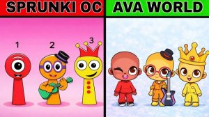 МОЙ СПРУНКИ OC: Нумерблоки в AVATAR WORLD! 🔢✨😱