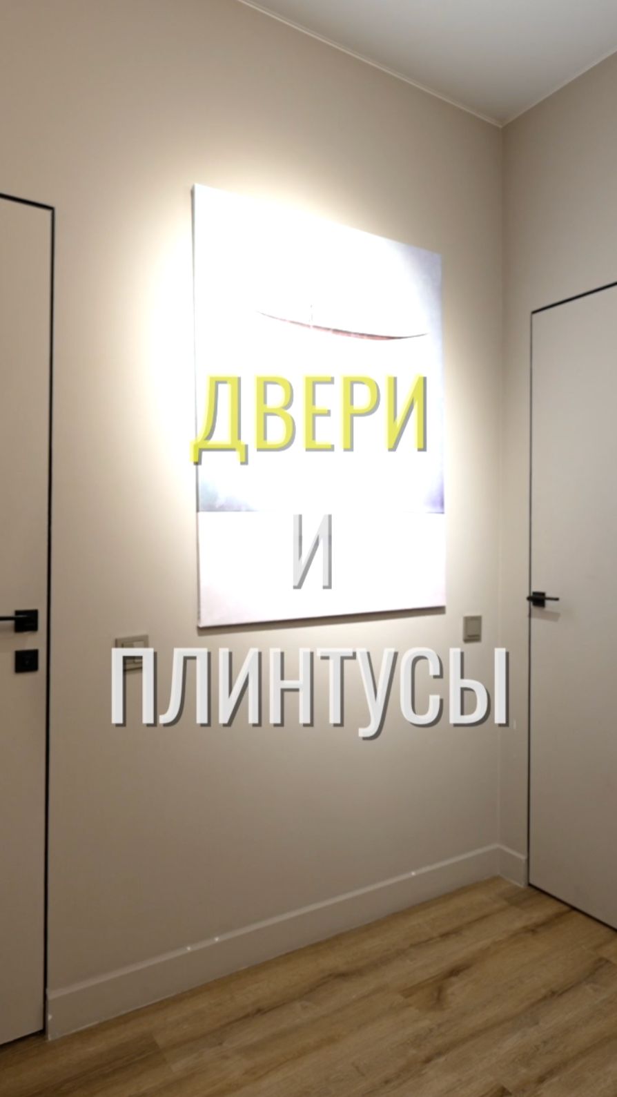Двери и плинтусы / Земстандарт #земстандарт #земспроект #ремонт #ремонтквартиры #дизайнинтерьера