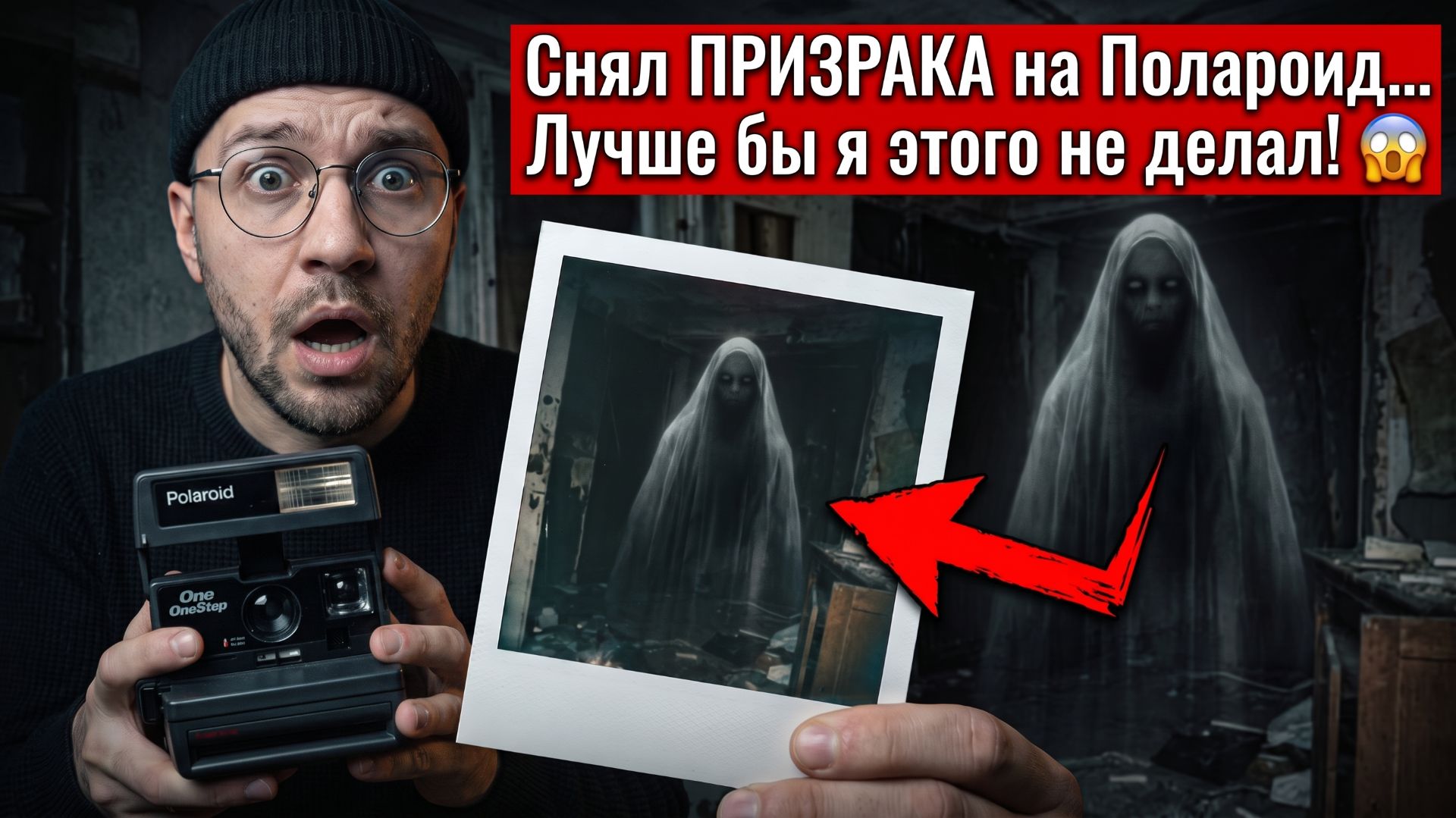 Снял ПРИЗРАКА на Полароид... Лучше бы я этого не делал! 😱