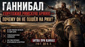 ГАННИБАЛ УНИЧТОЖИЛ РИМСКУЮ АРМИЮ — ПОЧЕМУ ОН НЕ ПОШЁЛ НА РИМ? | AI Shorts Film