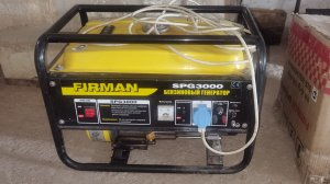 Видеообзор – на продаже Бензиновый генератор FIRMAN SPG3000 п. Первомайск, Приднестровье