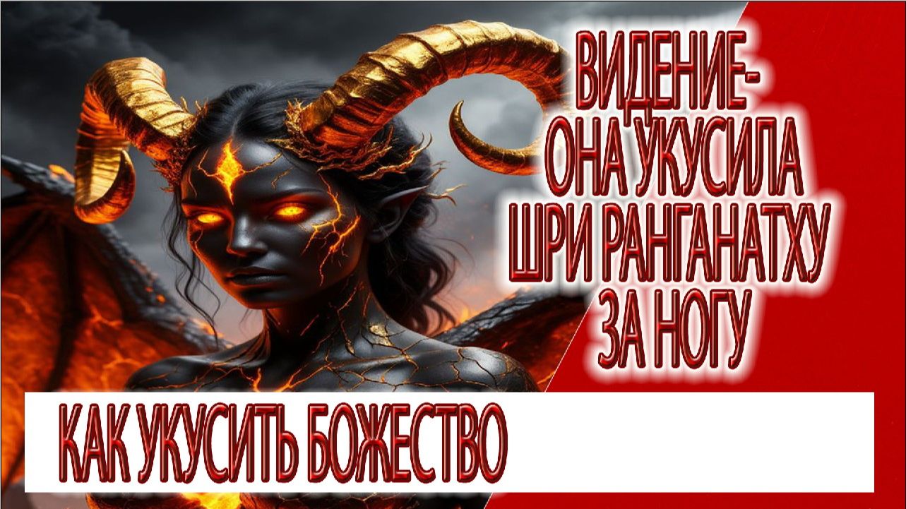 Видение - она укусила Ранганатху за ногу, состояние учеников