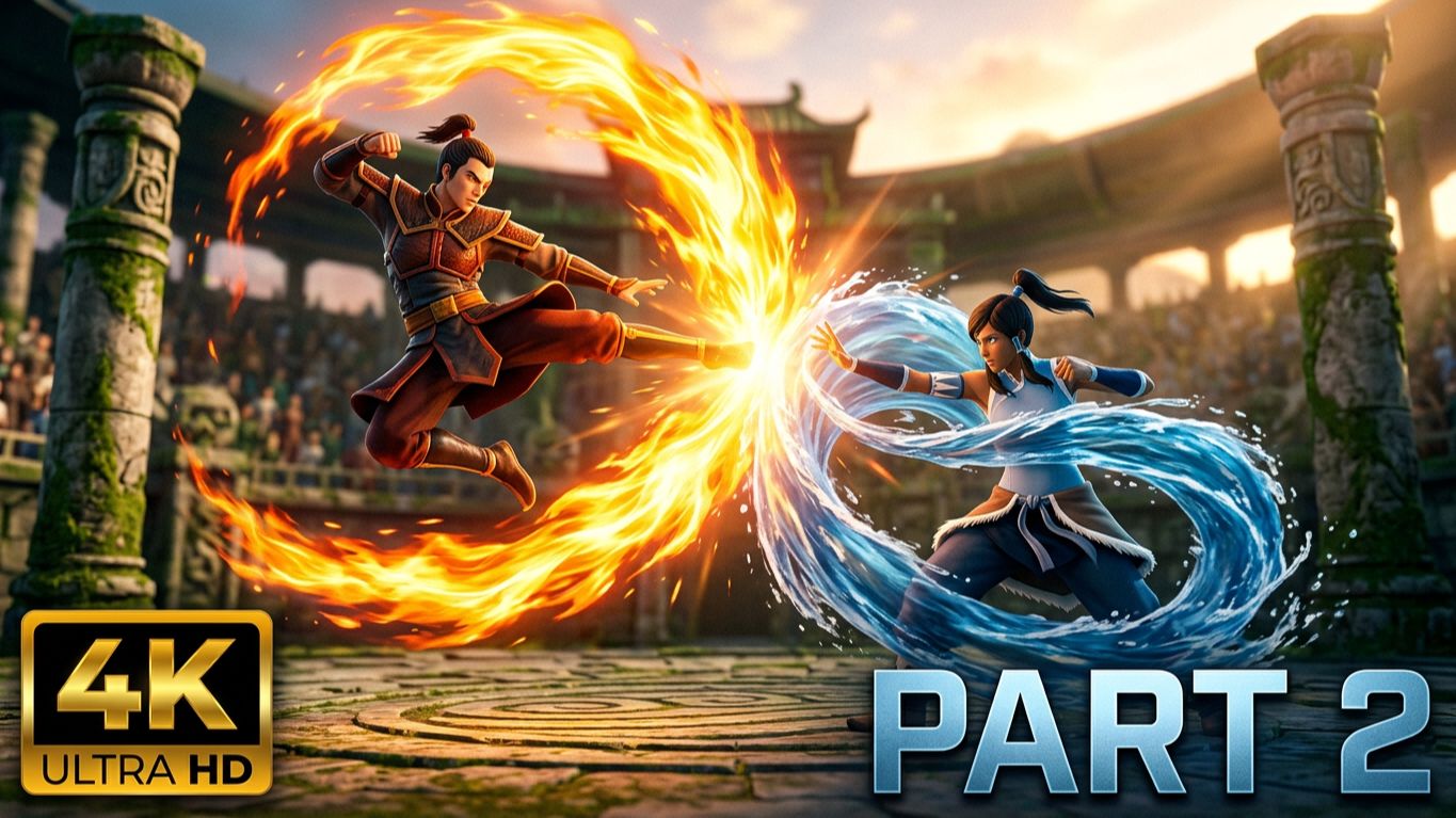 Avatar Legends The Fighting Game в 4K 60 FPS - Часть 2