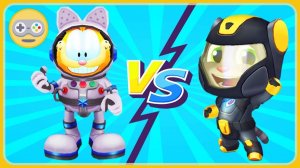 Том погоня героев vs Garfield Rush. Железный Кот против Гарфилда Космонавта. Кто круче_ #8