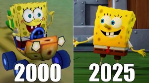 Эволюция серии игр про Губку Боба [2000-2025]