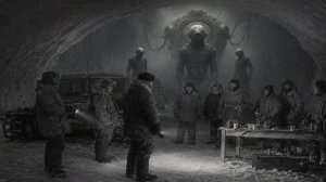 Саркофаг с человеком в скафандре излучающий радиацию нашли под городом Омск
