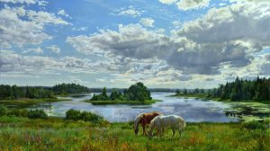Лето на картинах художника Владимира Бжезовского