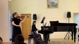 Niels Gade. Sonata No. 2 for Violin & Piano in D Minor, Op. 21: II. Larghetto - Allegro vivace