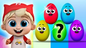 Пять Цветных Сюрприз-Яиц для Никиты   Никита и Друзья