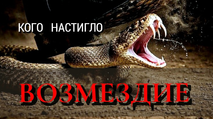 КОГО   НАСТИГЛО   ВОЗМЕЗДИЕ 🪃