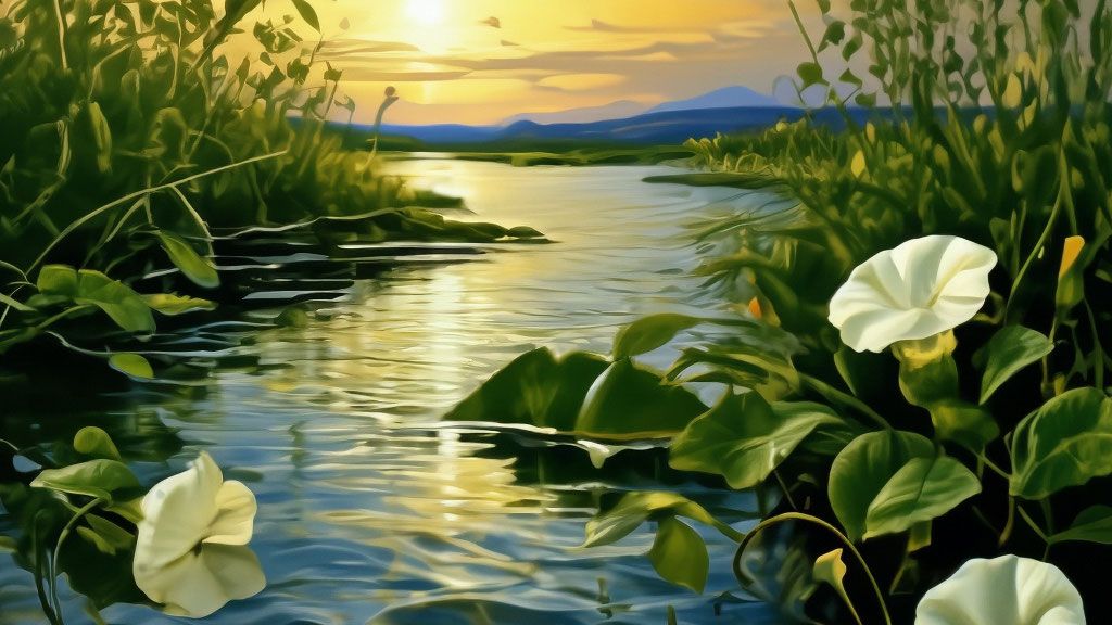 Вьюн над водой.
