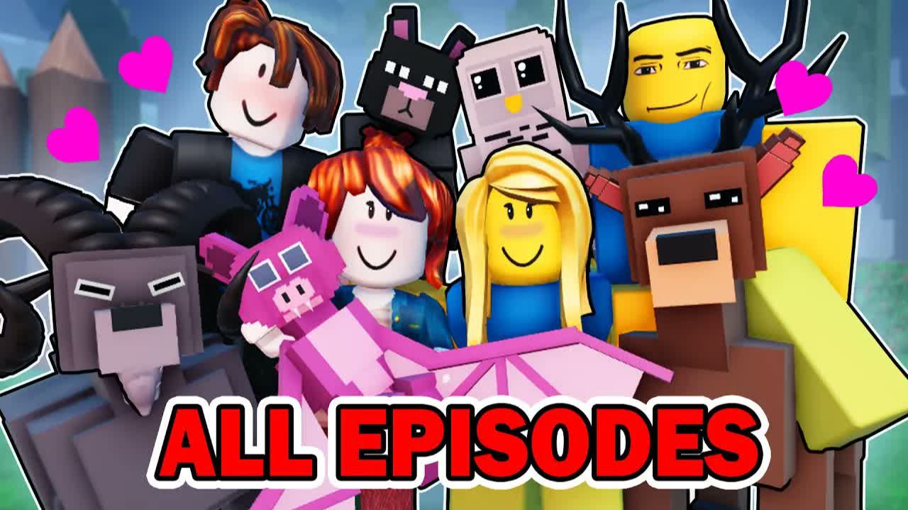 99 NIGHTS IN THE FOREST, BUT THE MONSTERS ARE CUTE!? (All Episodes) Roblox Animation