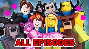 99 NIGHTS IN THE FOREST, BUT THE MONSTERS ARE CUTE!? (All episodes) Roblox Animation