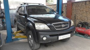 Переборка передних суппортов на Киа Соренто 2005 Kia Sorento 2,5