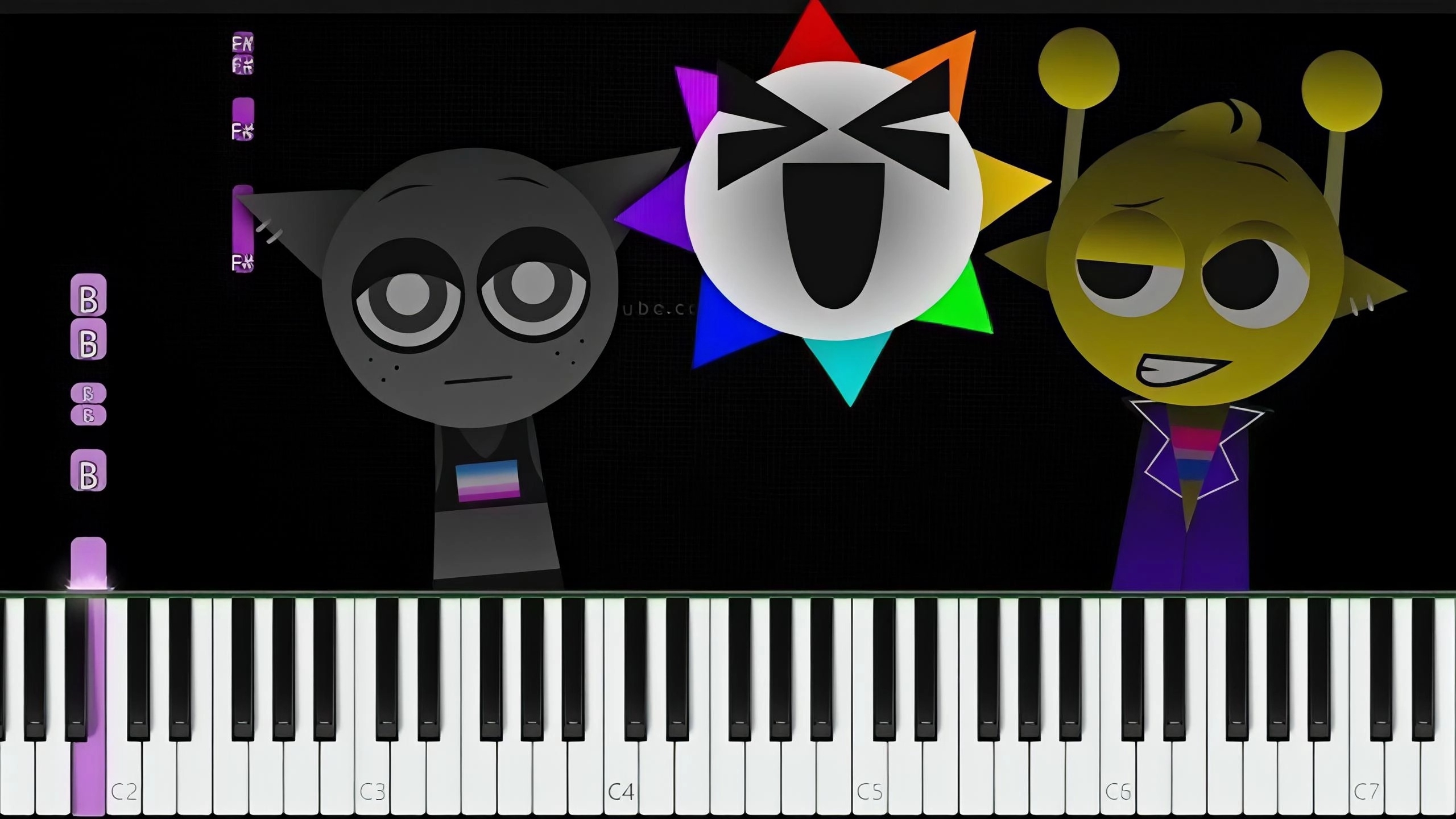 как поиграть на пианино спрунки Sprunki Symphony Of Pride фаза 2 🔥