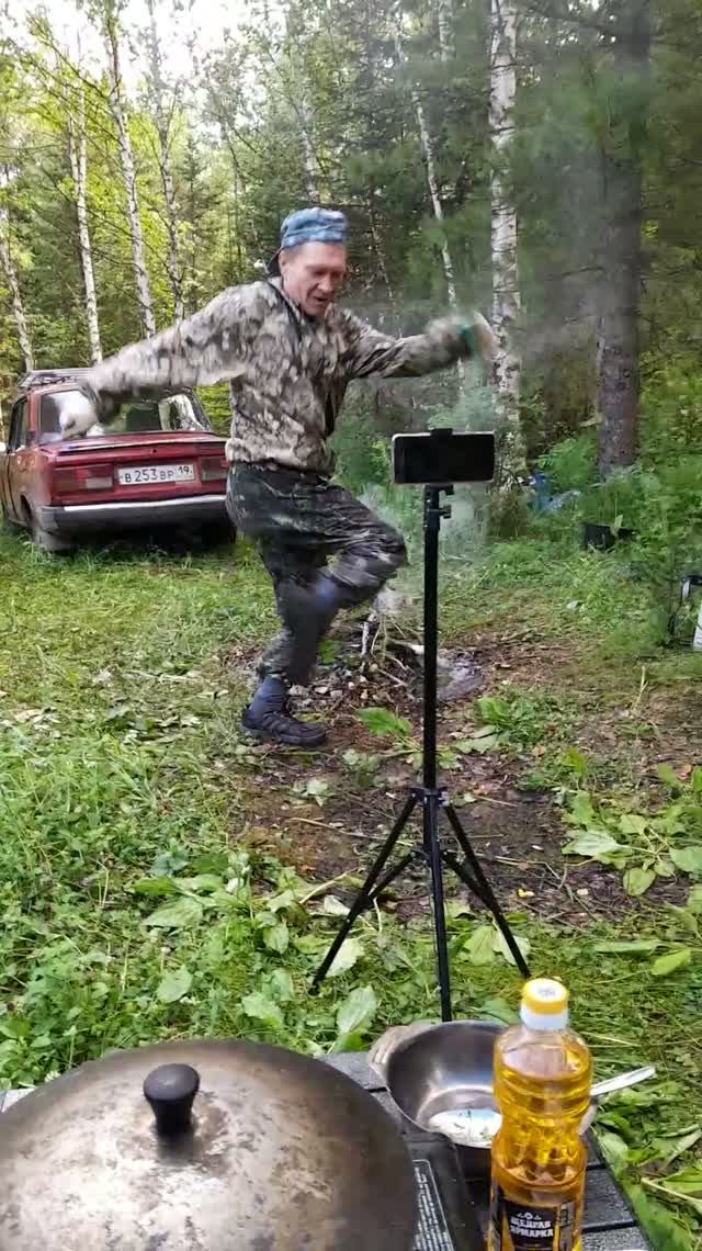 Утренняя разминка в тайге 🤩