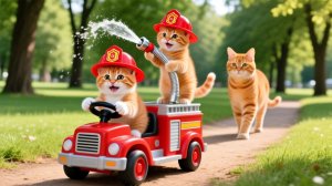 🐾 Мама-кошка подстригает шерсть на ферме и делает тигровую шапку для котят дома🐾🎩🐯