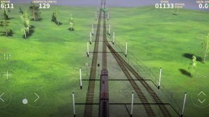 долгий рейс на электричке ЭД4М в игре электрички (electric trains)