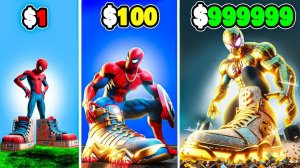 Обувь ЧЕЛОВЕКА-ПАУКА от 1 до 1 000 000 долларов в GTA 5