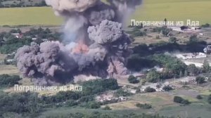 Авиаудар по ПВД Всу в селе Малый Бурлук Харьковской области 💥🇷🇺👊