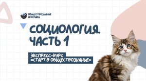 1.1 Экспресс. Социология (часть 1)