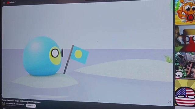 мультфильм Countryballs  Палау 🇵🇼