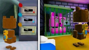 Розовый кролик в клетке в секретной комнате — прохождение игры Super Bear Adventure