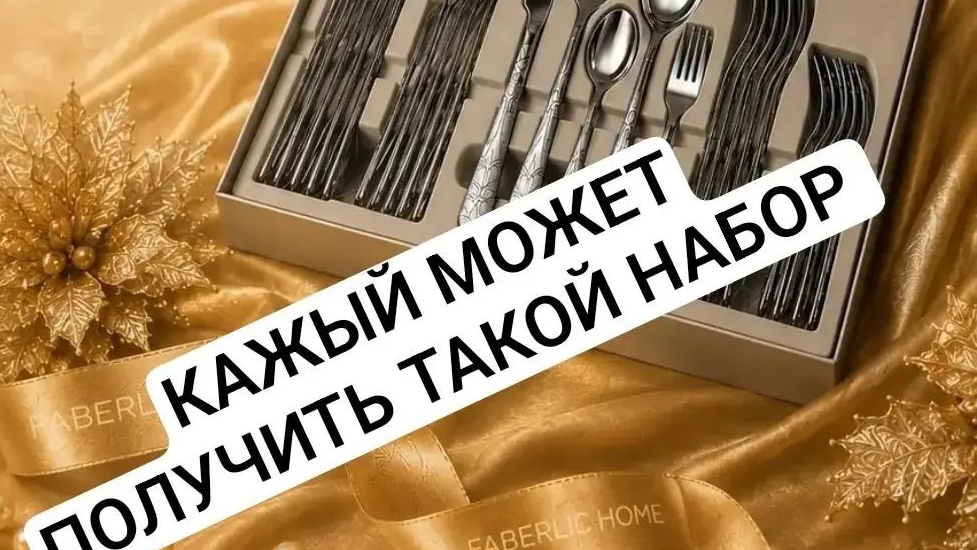 только до 16-08-2026 (включительно)❗ НАБОР СТОЛОВЫХ ПРИБОРОВ на 6 персон ЗА 1 ₽