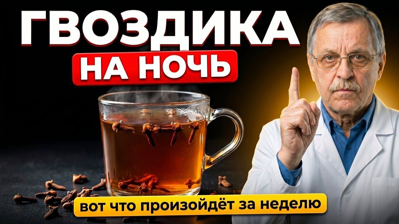 ГВОЗДИКА НА НОЧЬ. Что произойдёт с телом за 7 дней. Реальная польза.