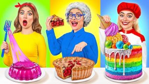 Кулинарный Челлендж_ Я против Бабушки _ Вкусные Рецепты