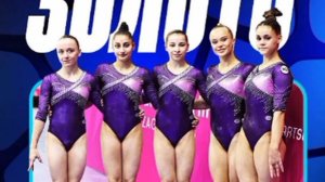 🇷🇺🥇Женская сборная России завоевала золото в командном многоборье на чемпионате Европы в Загребе
