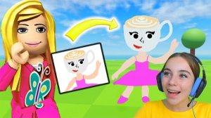 РИСУЮ БАЛЕРИНА КАПУЧИНО ОЖИВАЕТ в ROBLOX! С АЛЁНОЙ