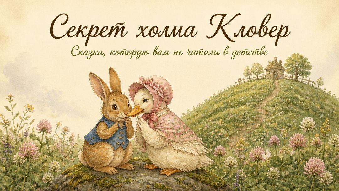 Секрет холма Кловер- мультфильм в стиле Беатрис Поттер