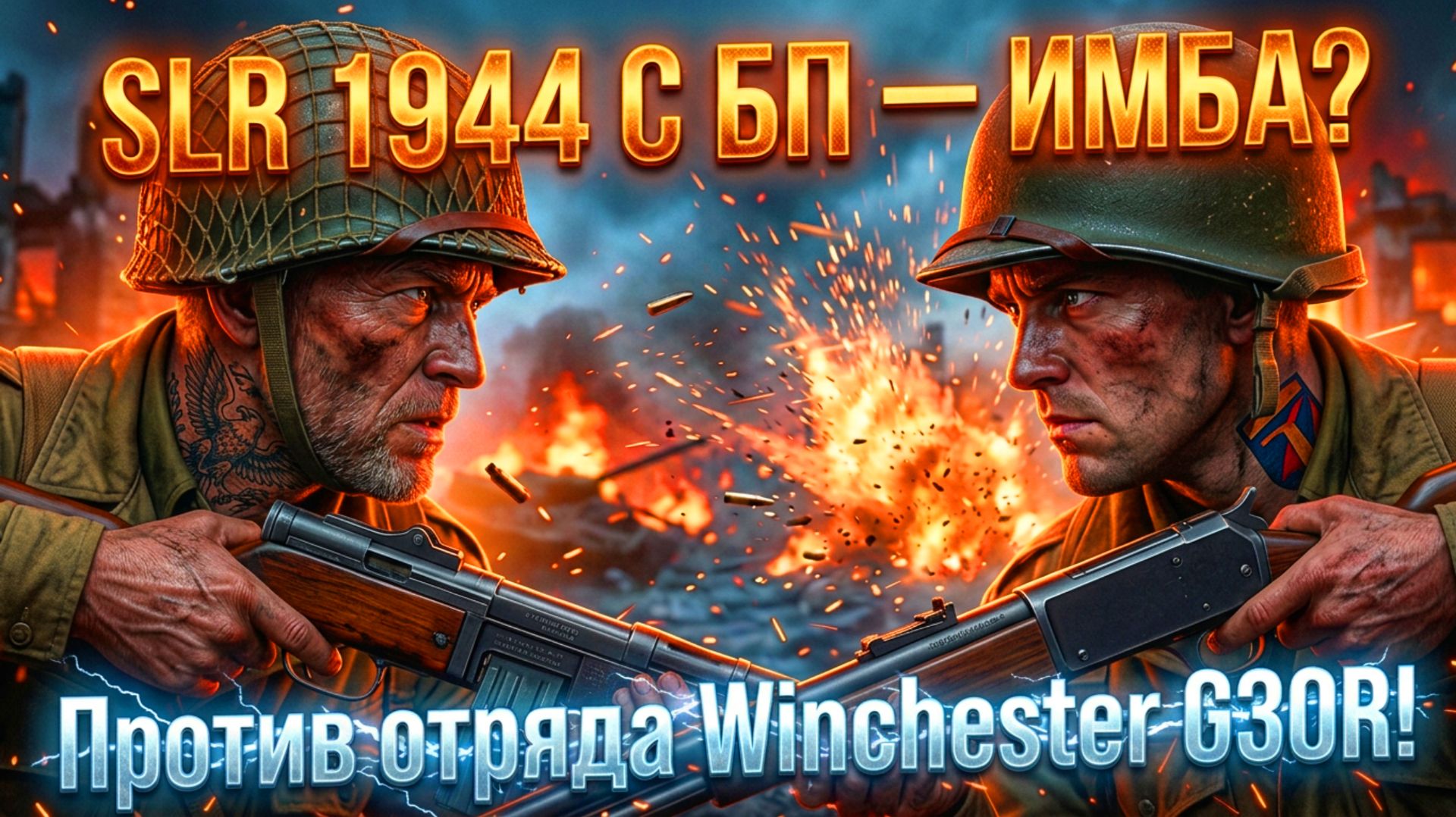 👑 SLR 1944 (БП) Vs Winchester G30R - КТО ИМБИЩЕ? | Enlisted ⚔️