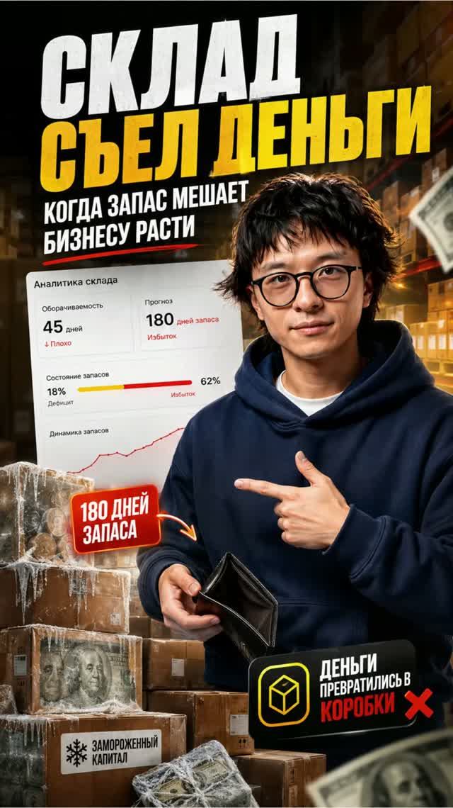 Склад съел деньги Когда запас мешает бизнесу расти