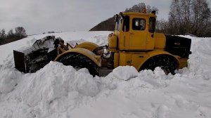 Кировцы, К-700, К-701 разгребают сугробы! Техника СССР
