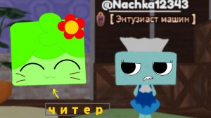 Нашла читера😨 в роблокс. Мир денди🌸
