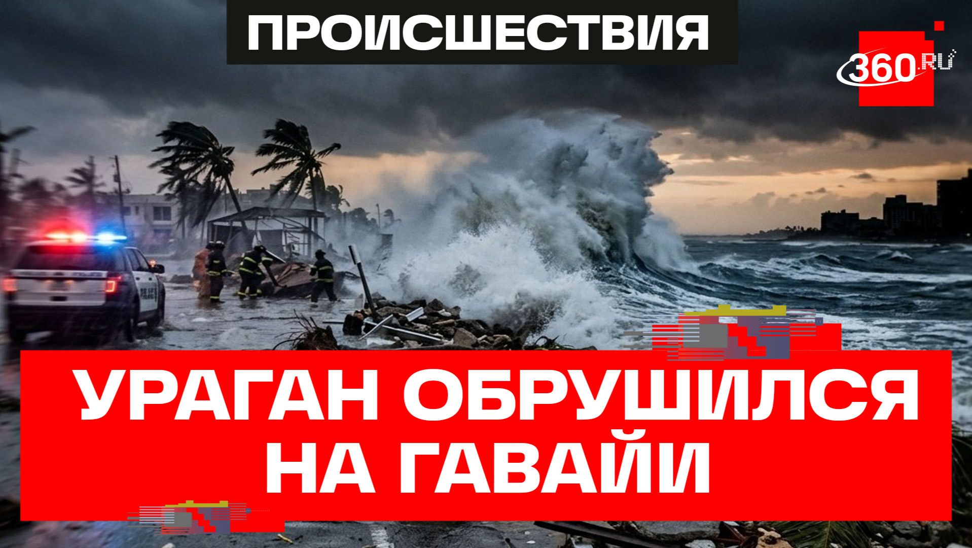 60 тысяч домов без света и почти 200 отмененных рейсов: на Гавайи пришел ураган Лула