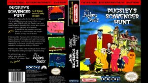 THE ADDAMS FAMILY. PUGSLEY'S SCAVENGER HUNT. OCEAN. 1993. NES