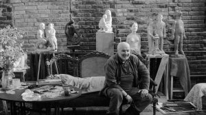 В мастерской художника-скульптора Вячеслава Потапина (1942-2020)