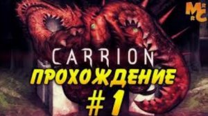 ХОРРОР ИГРА КАРРИОН НО Я ИГРАЮ ЗА МОНСТРА🐙 ХОРРОР | CARRION