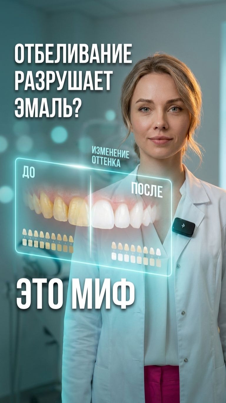 Сода отбеливает зубы? 🧂 Нет. Она их портит