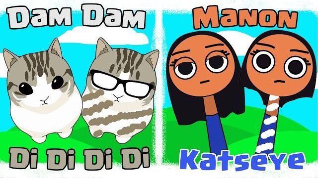 РИСУЕМ СПРУНКИ OC: ДАМ ДАМ ДИДИ ДИДИ КЭТ И МАНОН (KATSEYE): ФАЗЫ 1–2
