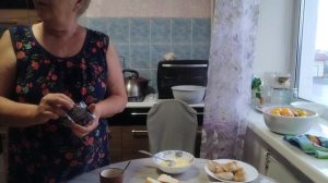 Жизнь пенсионеров.Завтрак с мужем.