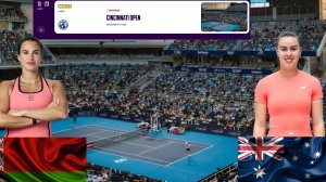 16/08/26 ⏰22:00 (1) 🇧🇾Арина Соболенко - 🇦🇺Талия Гибсон/🏆WTA1000 🇺🇸Цинциннати. 2-й круг